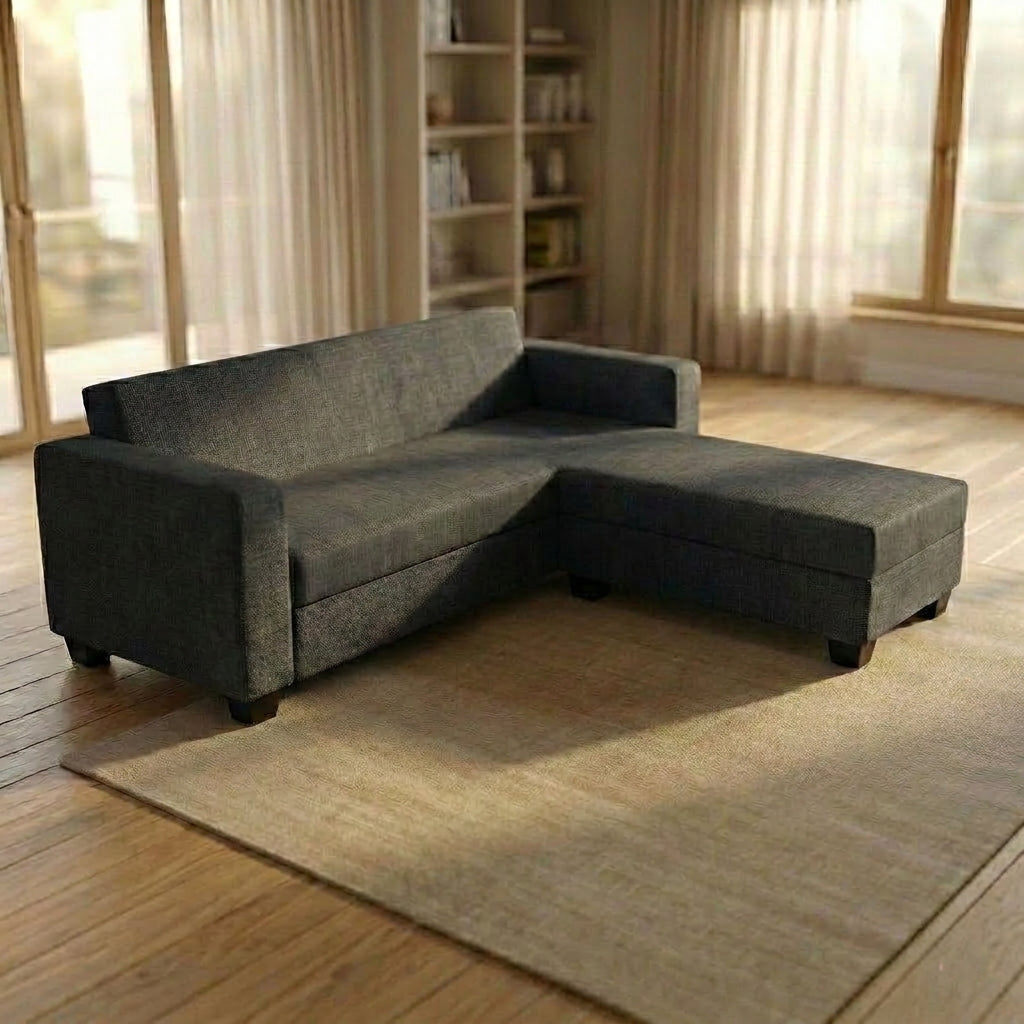 NZ Made Eco 3 Seater with Chaise Corner Sofa | Furniture World Auckland