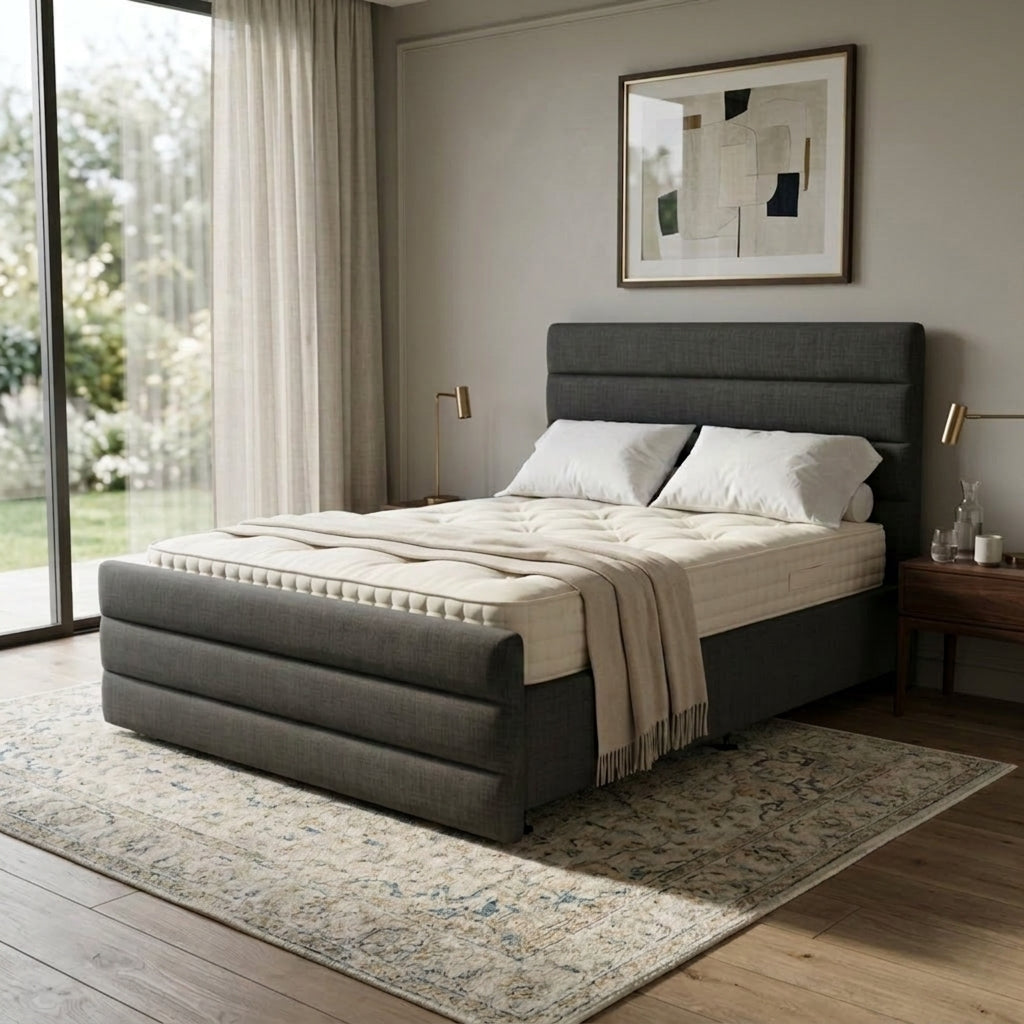 NZ Made Regal Bed Frame + Venus Medium Mattress — Bed Bundle | Furniture World NZ