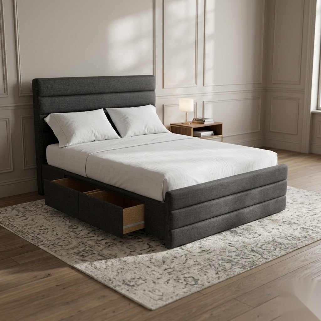 NZ Made Regal Bed Frame With Drawers + Venus Medium Mattress — Bed Bundle - Image 4 | Furniture World NZ