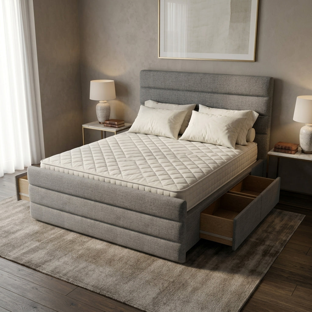 NZ Made Regal Bed Frame With Drawers + Venus Medium Mattress — Bed Bundle - Image 5 | Furniture World NZ