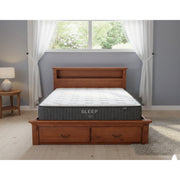 Serena Bed Frame + SleepTime X-Firm Mattress - Side View | Furniture World NZ