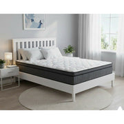 NestHeaven Bed Frame +ZBox Pocket Spring with Euro Top Mattress - Detail View | Furniture World NZ