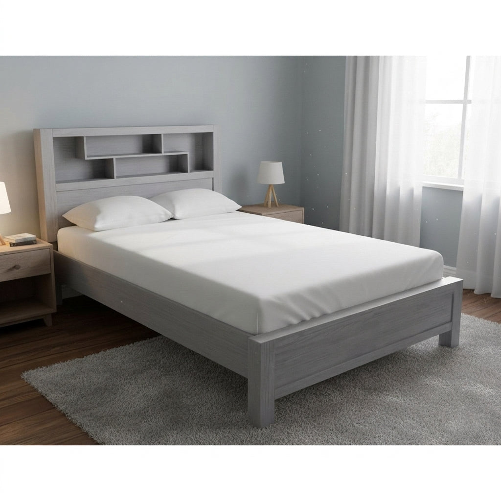 Signature Bed With Bookcase - Side View | Furniture World NZ