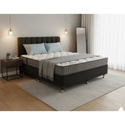 SleepMax Econ Mattress + NZ Made Snooz Bed Base - Side View | Furniture World NZ