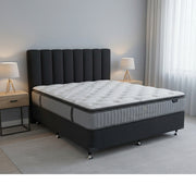 SleepMax Pocket Pillow Top  Mattress + NZ Made Eco Bed Base - Side View | Furniture World NZ
