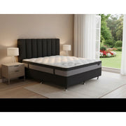 SleepMax Pocket Spring  Mattress + NZ Made Eco Bed Base - Side View | Furniture World NZ