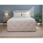 NZ Made Crystal Bed Frame + SleepTime Pocket Pillowtop Mattress - Detail View | Furniture World NZ