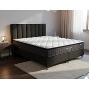 SleepTime Medium Mattress + NZ Made Eco Bed Base - Side View | Furniture World NZ