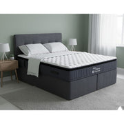 NZ Made SleepVault Storage Bed + SleepTime Pocket Pillowtop Mattress - Side View | Furniture World NZ
