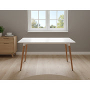Thrifty 1.2M Dining Table White - Side View | Furniture World NZ