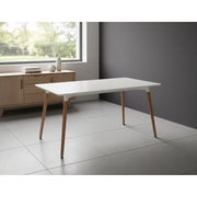 Thrifty 1.5M Dining Table White - Side View | Furniture World NZ