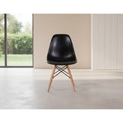 Thrifty Dining Chairs 4pcs Set Black - Side View | Furniture World NZ