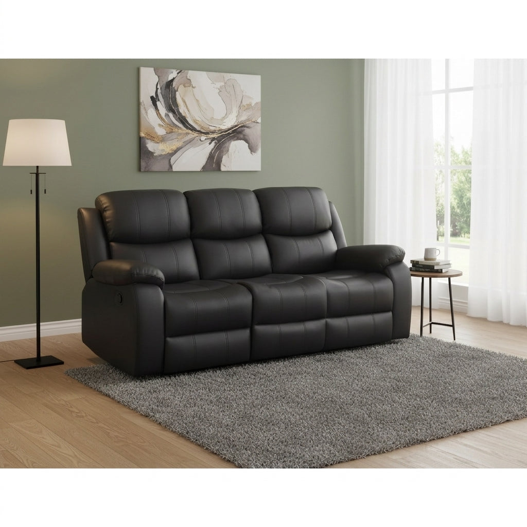 Urban 3 Seater Recliner - Side View | Furniture World NZ