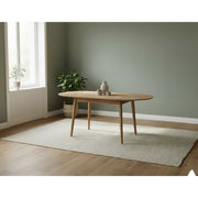 Regal Drop Leaf Wooden Dining Table 1.6m - Side View | Furniture World NZ