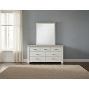 UrbanNest 7 Drw Dresser / Mirror - Side View | Furniture World NZ