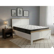 Urbannest Bed Frame + SleepTime X-Firm Mattress - Side View | Furniture World NZ