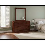 Serena 6 Drw Dresser / Mirror - Side View | Furniture World NZ