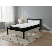 Maverick Bed Frame (Black/White) + Sleepmax PP Pro Mattress - Detail View | Furniture World NZ