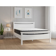 Medallion Bed Frame White - Detail View | Furniture World NZ