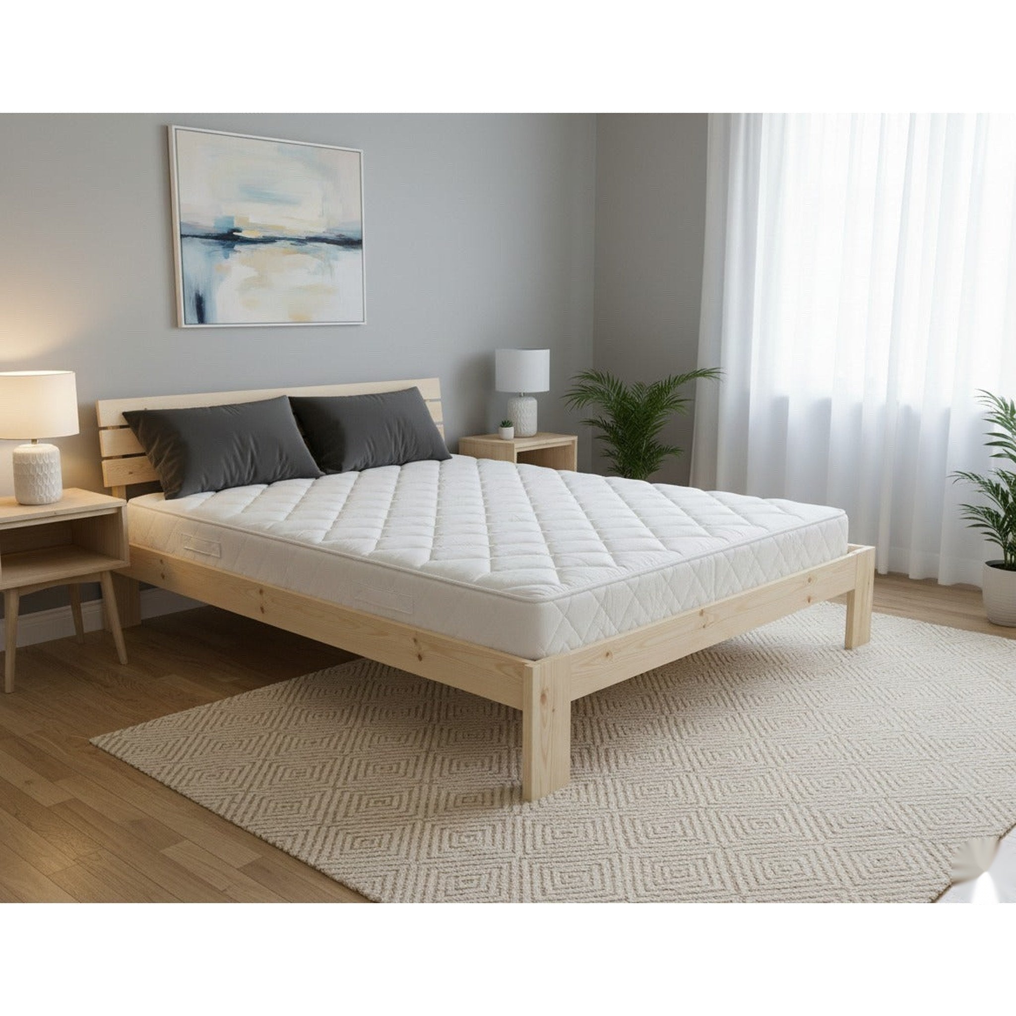 Chelsi Bed Frame - Side View | Furniture World NZ
