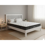Nestheaven Bed Frame +Sleeptime Pocket Pillow Top Mattress - Side View | Furniture World NZ
