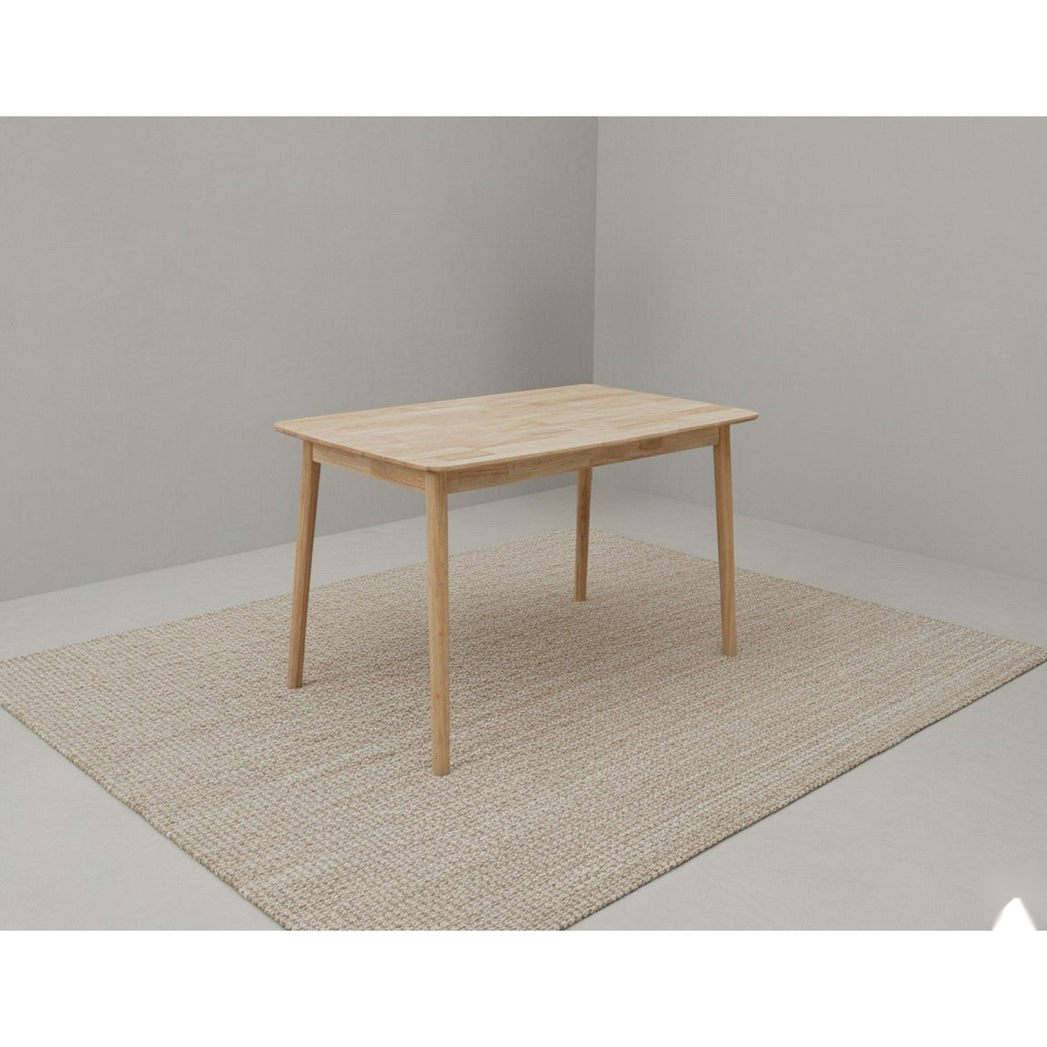 Denver Wooden Dining Table 1.2 M - Side View | Furniture World NZ