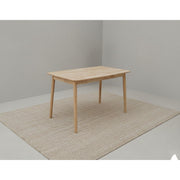 Denver Wooden Dining Table 1.2 M - Side View | Furniture World NZ