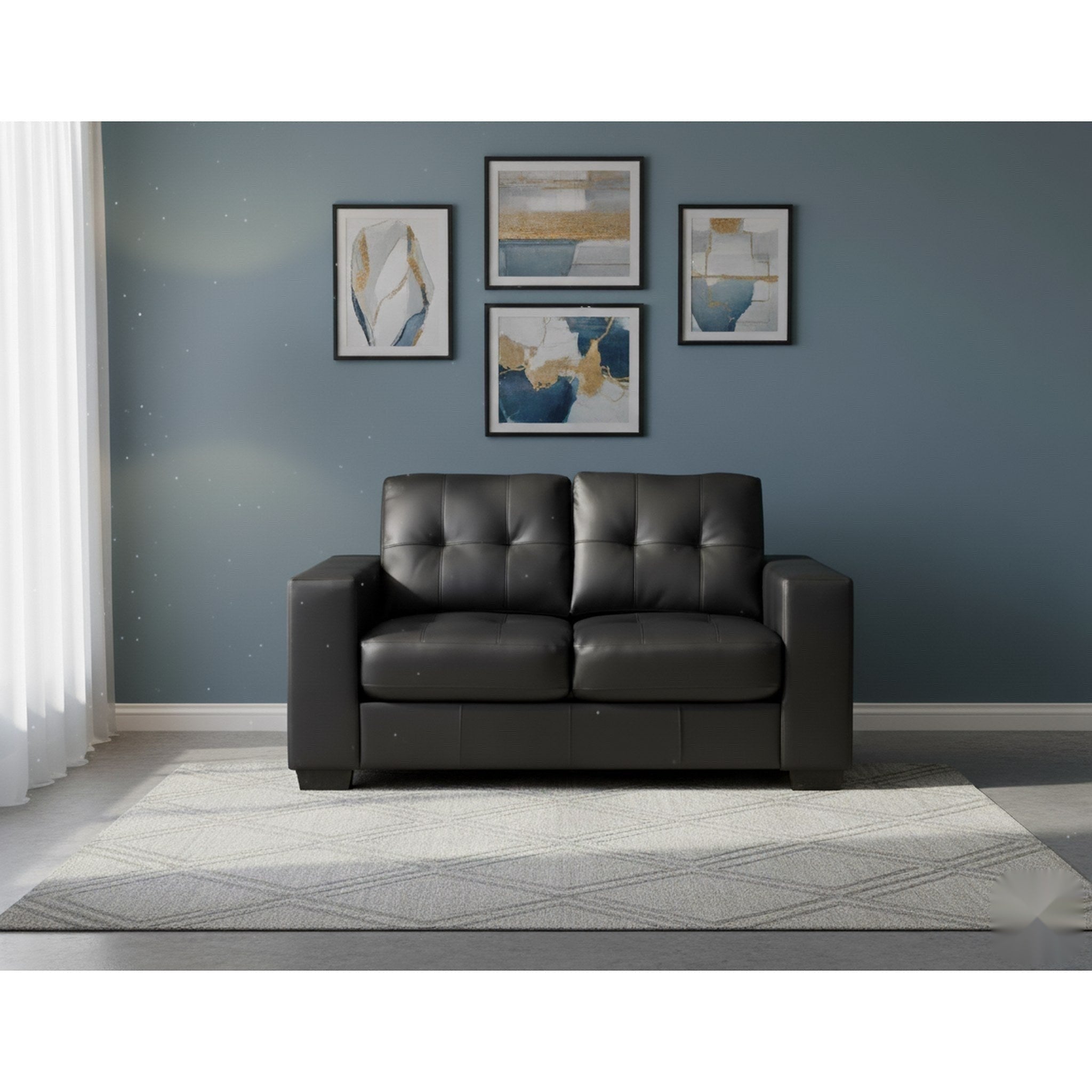 Element 2 Seater Sofa - Side View | Furniture World NZ