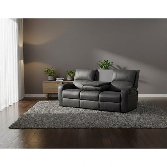 Elite Comfort  3 Seater Recliner with Drop Down Tray - alternate view