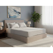 NZ Made Aura Bed Frame + SleepTime Pocket Pillowtop Mattress - Side View | Furniture World NZ