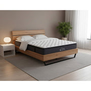 GrainCraft Bed Frame + Sleeptime Pocket Pillowtop Mattress Queen - Side View | Furniture World NZ