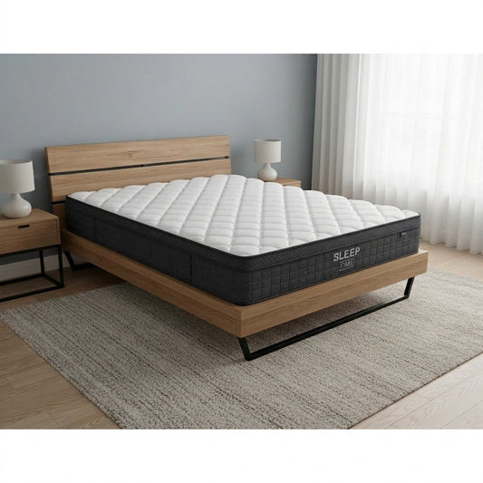GrainCraft Bed Frame + SleepTime Ultra Mattress Queen - alternate view
