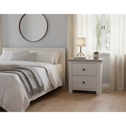Lincoln 2 Drw Bedside - Side View | Furniture World NZ