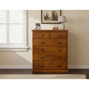 Edison 6 Drw Tallboy - Side View | Furniture World NZ
