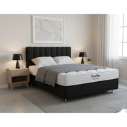 NZ Made Eco Bed Base+Puresleep Mattress - Side View | Furniture World NZ