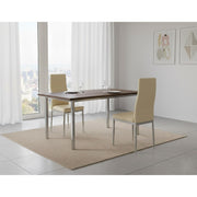 Lisa Dining Chairs Set of 2 White - Side View | Furniture World NZ