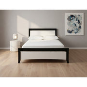 Maverick Bed Frame (Black/White) + Sleeptime Pocket Pillow Top Mattress | Furniture World Auckland