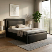 NZ Made Imperial Bed Frame With Drawers + Venus Medium Mattress — Bed Bundle in room setting