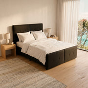 Lifestyle render - NZ Made Aero Bed Frame + Venus Medium Mattress — Bed Bundle
