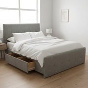 NZ Made SleepVault Bed Frame With Drawers + Bliss Max Medium Mattress