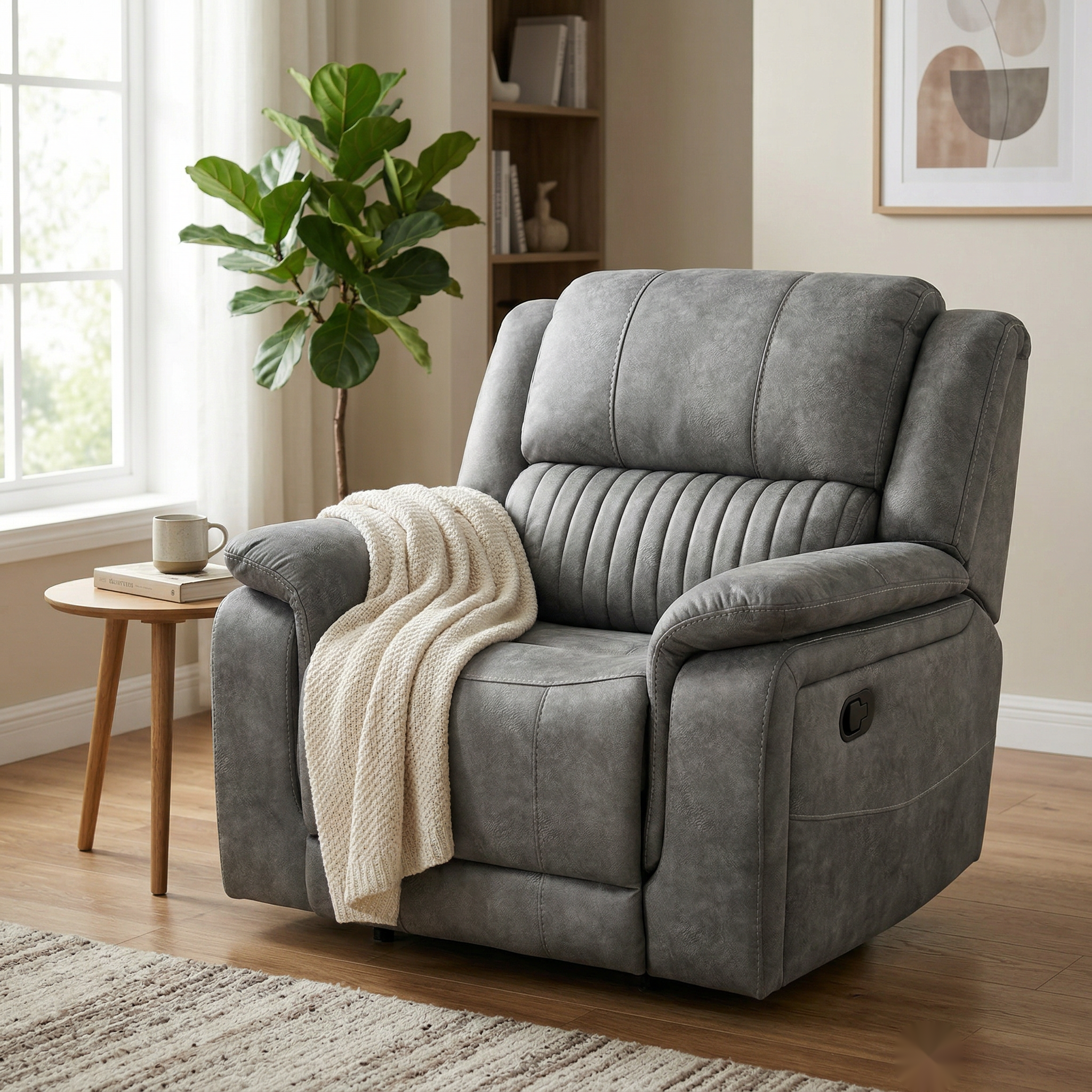 Grandeur Fabric Recliner Suite - Image 7 | Furniture World NZ