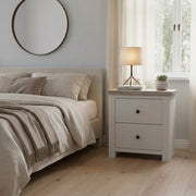 Lincoln 2 Drw Bedside | Furniture World NZ