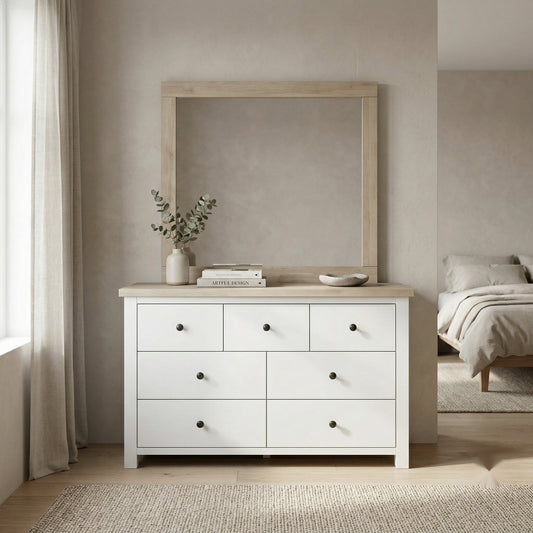 Lincoln 7Drw Dresser / Mirror | Furniture World NZ