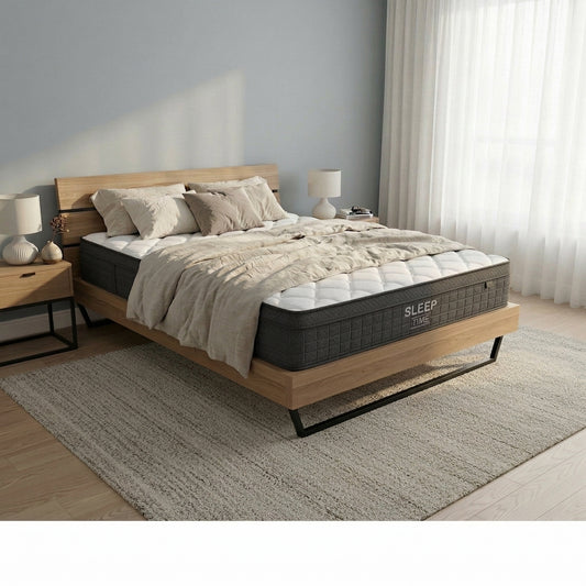 GrainCraft Bed Frame + SleepTime Ultra Mattress Queen | Furniture World NZ