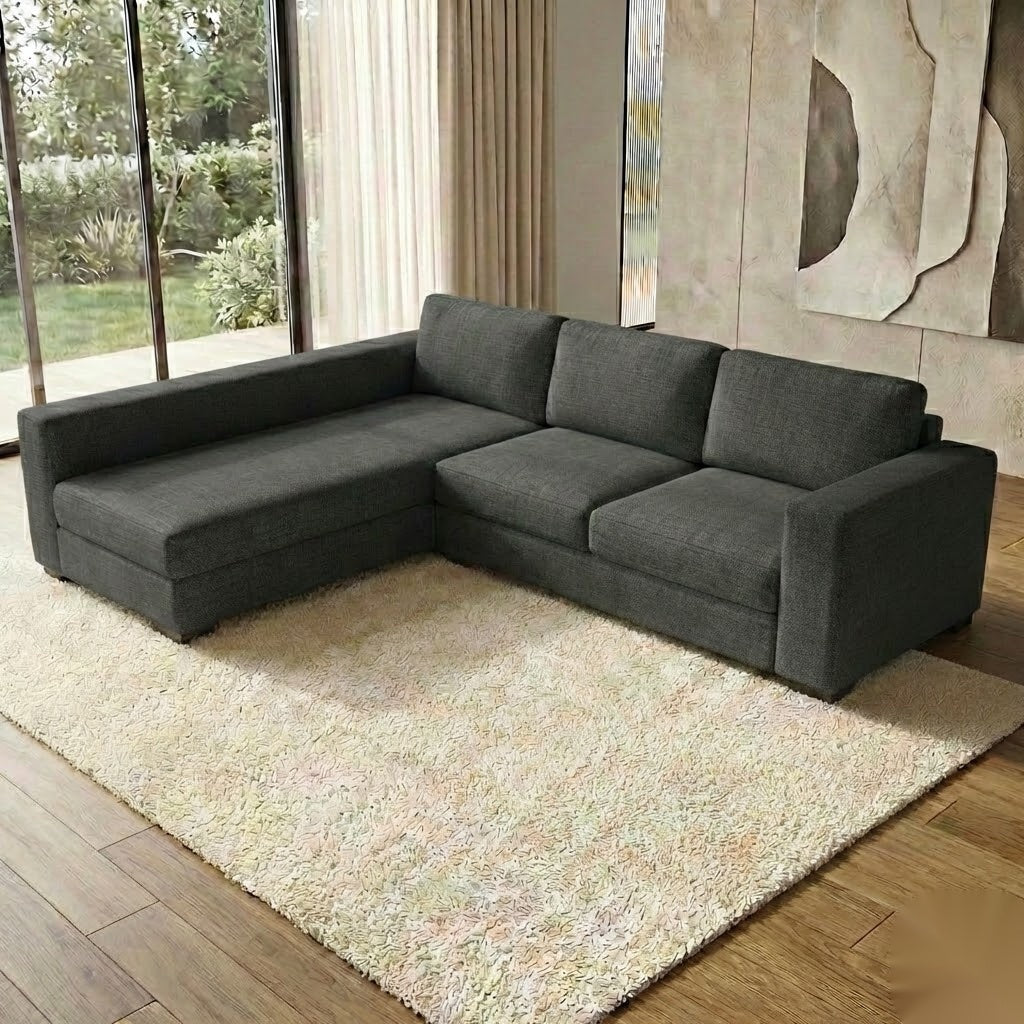 NZ Made Trendi Long-Arm with Chaise Corner Sofa | Furniture World Auckland