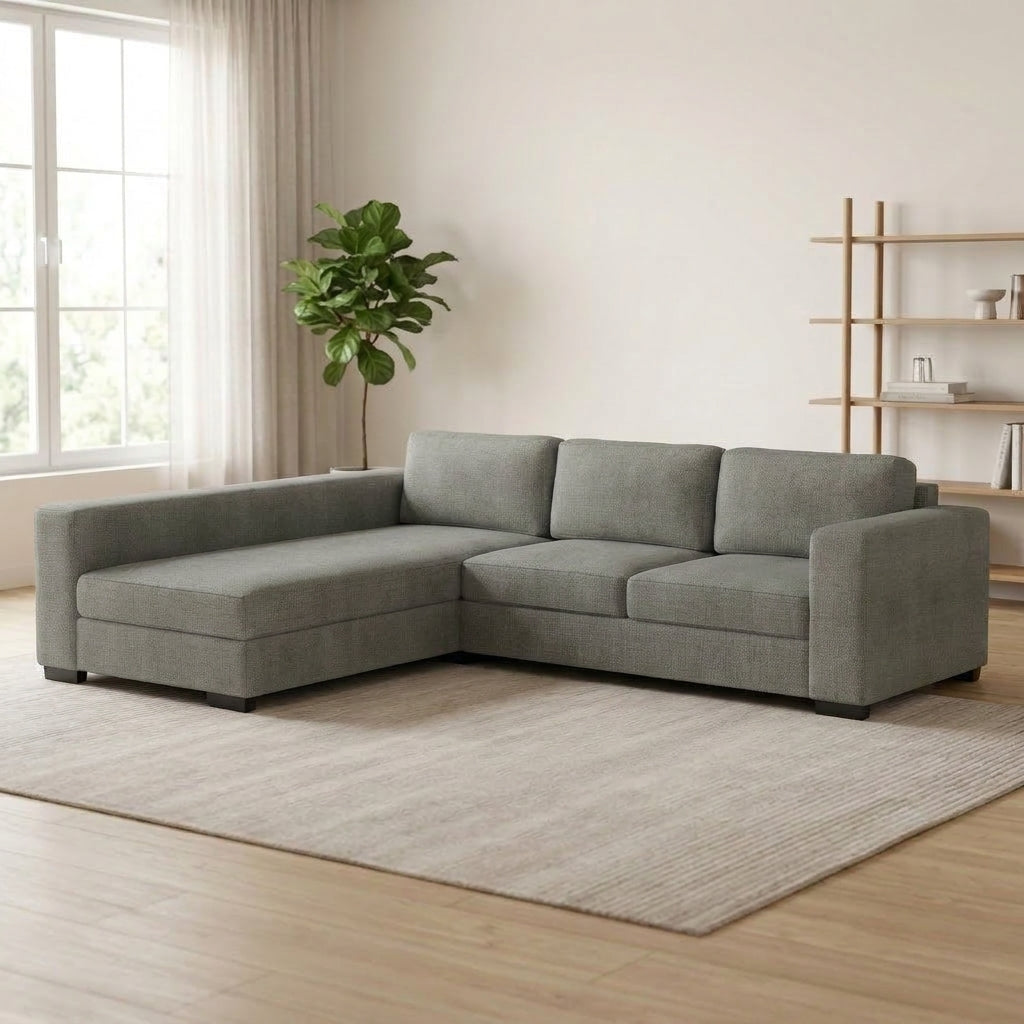 NZ Made Trendi Long-Arm with Chaise Corner Sofa | Furniture World Auckland
