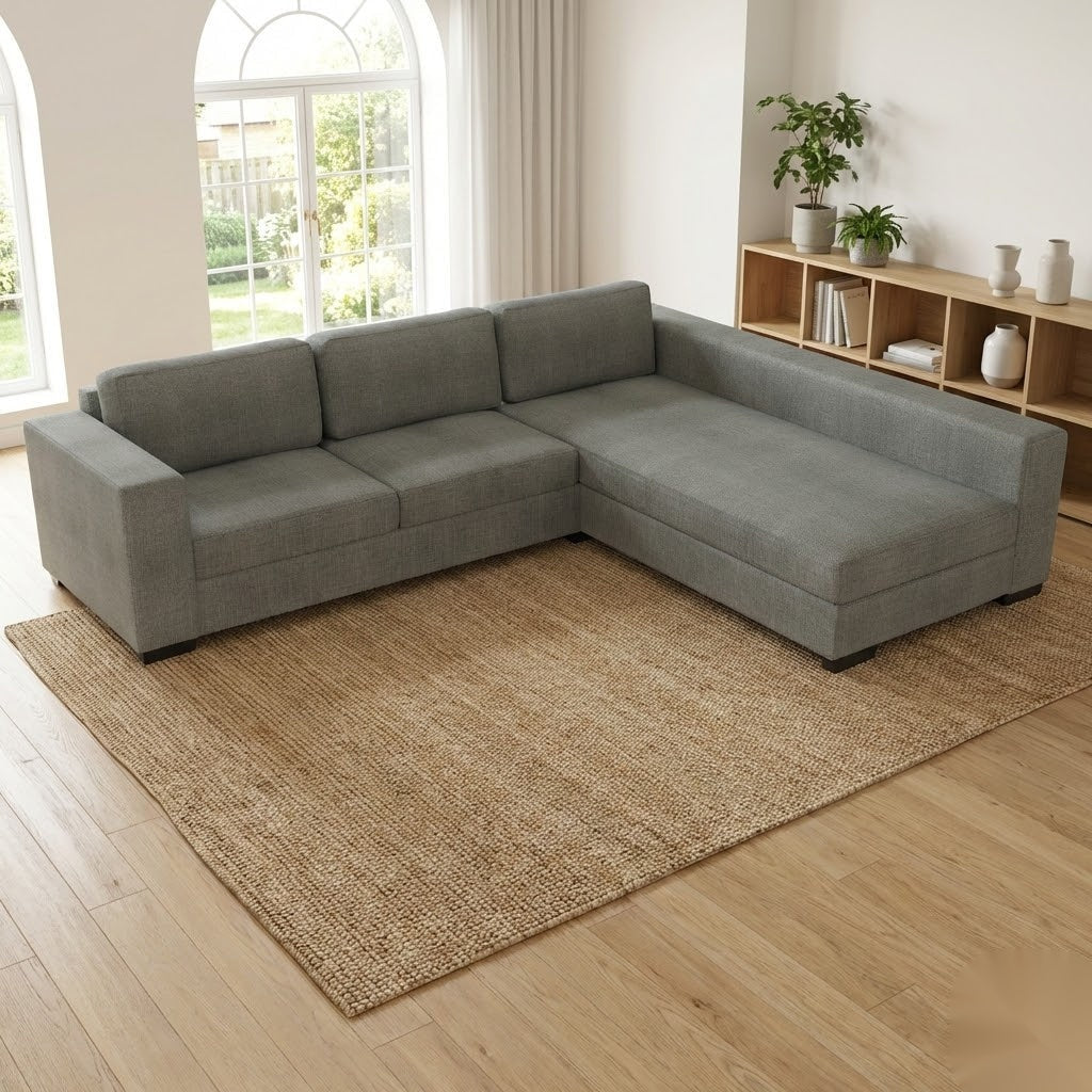 NZ Made Trendi Long-Arm with Chaise Corner Sofa | Furniture World Auckland