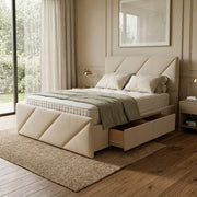 NZ Made Zest Bed Frame With Drawers + Venus Medium Mattress — Bed Bundle | Furniture World NZ