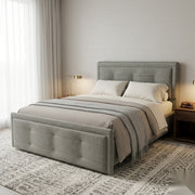 NZ Made Chelton Bed Frame + Venus Medium Mattress — Bed Bundle - Side View | Furniture World NZ