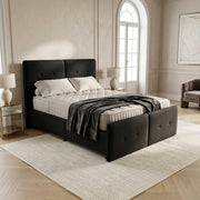 NZ Made Aero Bed Frame With Drawers + Venus Medium Mattress — Bed Bundle | Furniture World NZ